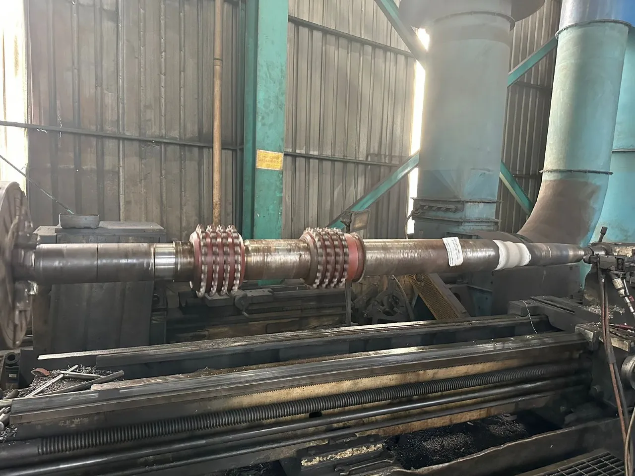 SALVAGING SHAFT DRAW WORK